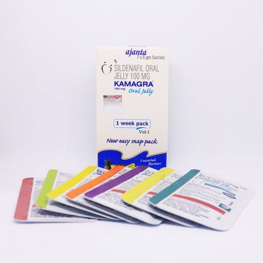 KAMAGRA JELLY (EASY SNAP PACK) - Sildenafil